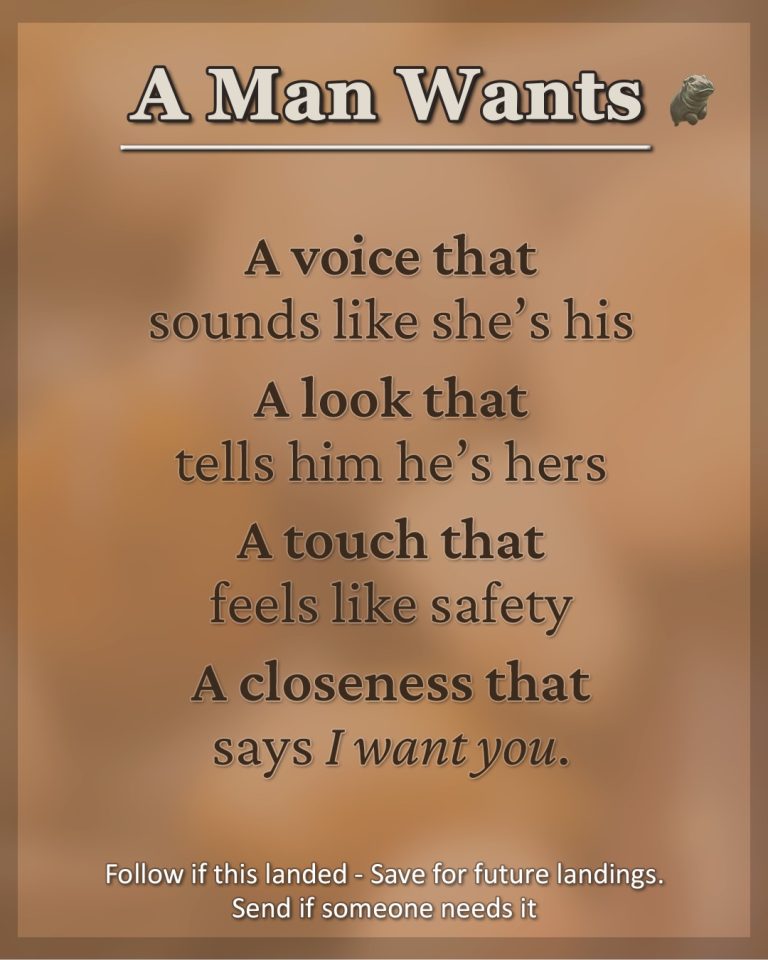 A Voice-A Look-A Touch-A Closeness