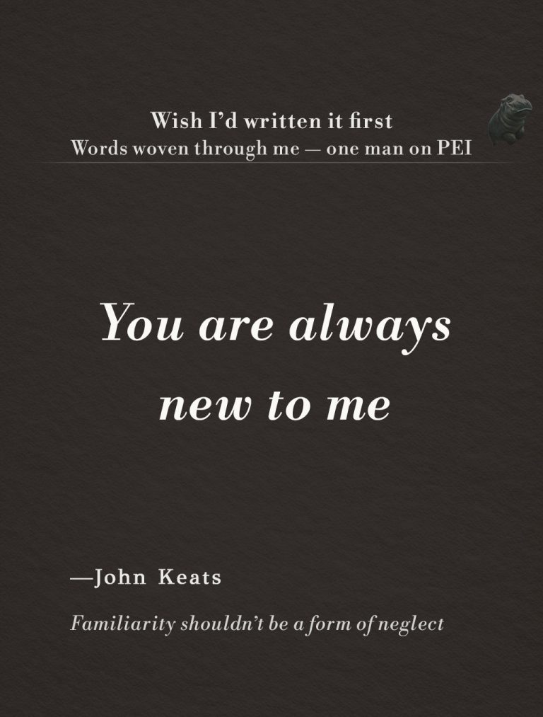 Of Course I’d be a Keatsian—I’m Full of Hearts