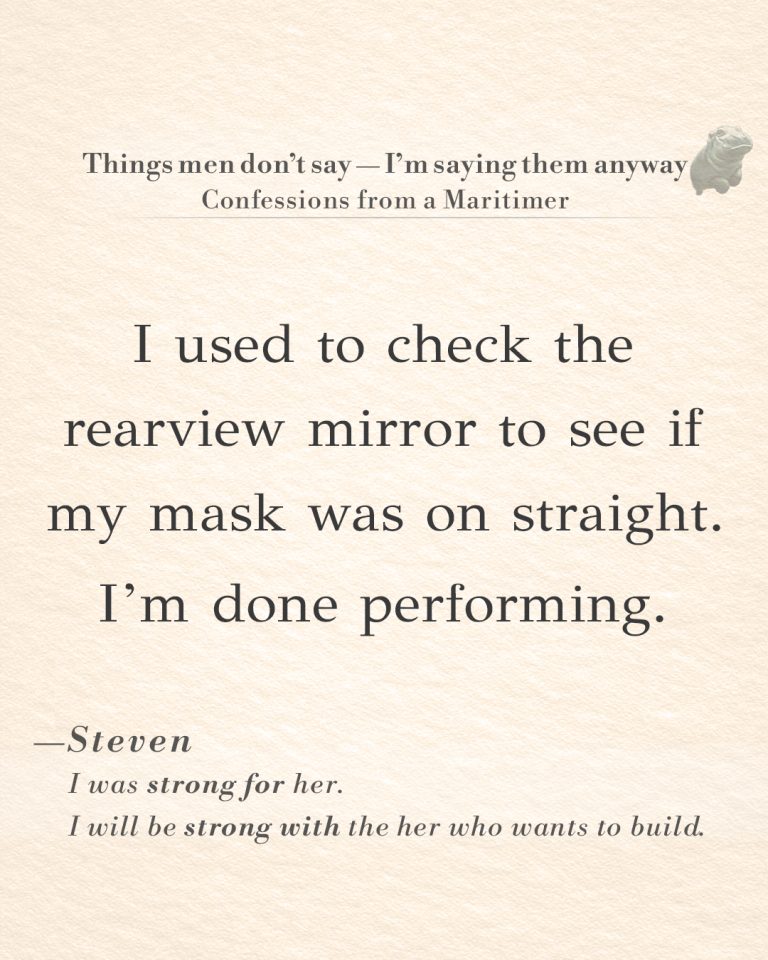 Fixing My Face in the Driveway