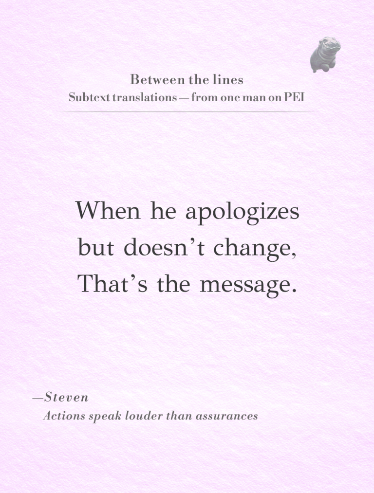 Don’t Date Promises—Date Patterns