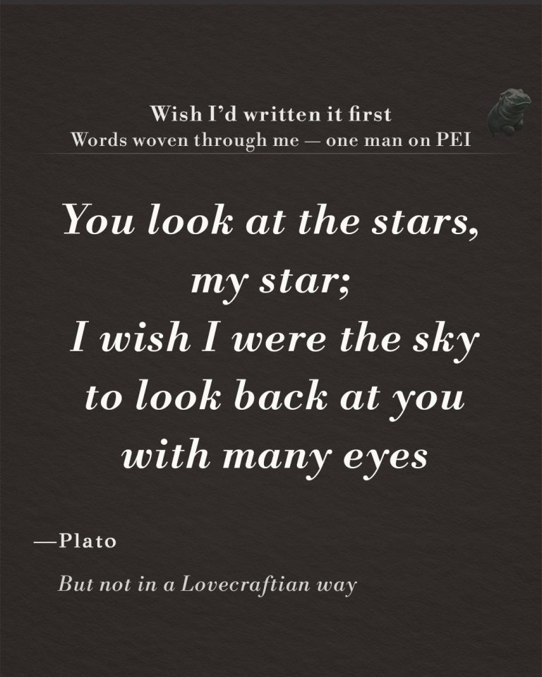 On Love and Mild Cosmic Concern